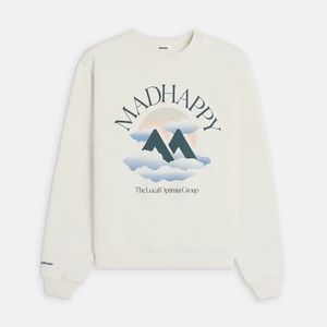 Madhappy Summer Outdoors Fleece Crewneck in Tofu